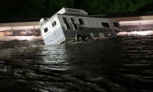 Flash Flooding in Hamilton, Texas