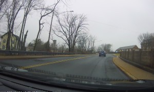 Vehicle Suddenly Crashes Into Guard Rails