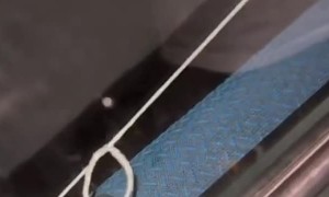Clever Use of a String to Get Into Locked Car