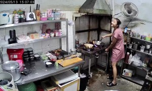 Close Call With Falling Ceiling Plank