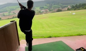 Newbie Golfer Breaks His Club