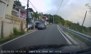 Head-on Crash on Narrow Road