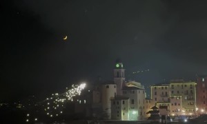Lighting Up a Church in Italy
