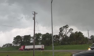 Destructive Tornado Touches Down Near Brooks, Iowa