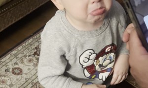 Little Boy Pranked With Beard Filter