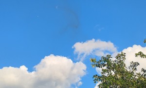 Huge Smoke Ring In Sky Over Ohio