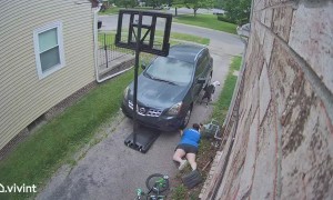 Woman Injures Leg Trying to Control Dog