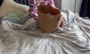 Daughter Gifted Small White Puppy