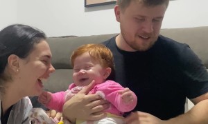 Baby's First Nasal Wash Gets Messy