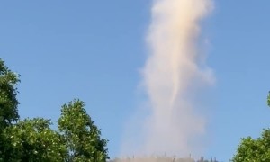 Dust Devil Dances in the Sky