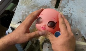 Doll Eyes Popped Into Place