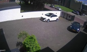 Car Rolls Itself Into a New Parking Spot