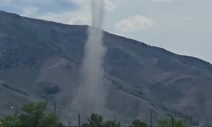 Big Dust Devil in Reno Nevada