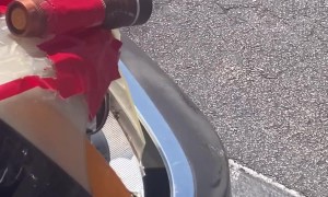 Flashlight Serves As Makeshift Headlight