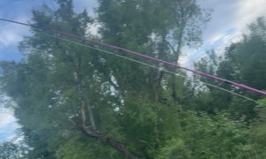 Bait Fish Gets Caught On Other Fisher's Bobber