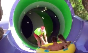 Waterslide Worker Goes On Unexpected Adventure