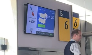 Gate Agent Tries To Correct Flight Information