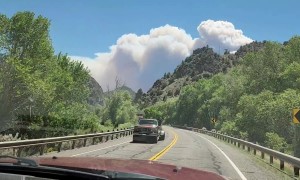 Silver King Fire Burns Piute County, Utah