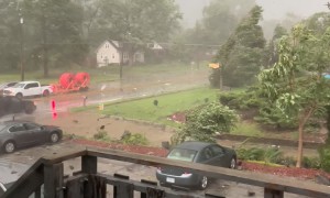 Man Watches Tornado Destroy His Apartment