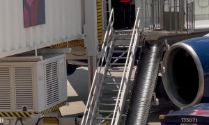 Baggage Handlers Get Rough With Luggage