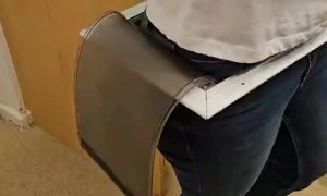 Woman Gets Stuck in Dog Door