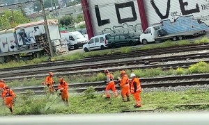 Workers Dance While Cutting Grass