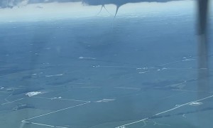 Pilot Records Triple Tornado From the Sky