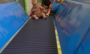 Boy Takes a Bumpy Ride