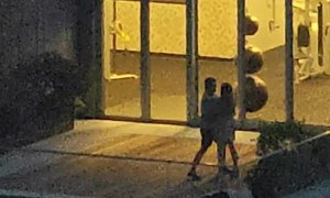Couple Practice Wedding Dance On Brooklyn Balcony
