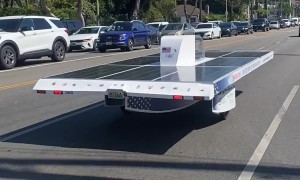 Solar Powered Car Spotted in Los Angeles