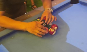 How to Arrange Billiard Balls Without a Triangle