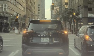 Police SUV Collides With Scooter