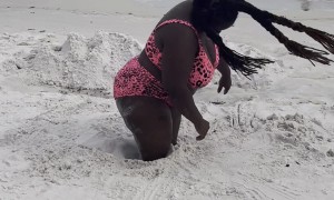Silly Fun Time at the Beach