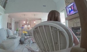 Woman Falls Backward in Rocking Chair