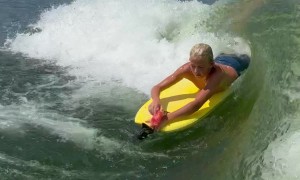 Wake Boat Bodysurfing