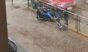 Chilean Wind Blows Family Away