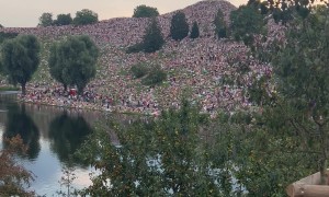Ticketless Taylor Swift Fans Gather Outside Venue