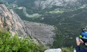BASE Jumper Kicked Off Cliff
