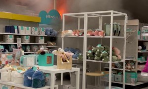 Los Angeles Store Aisle Erupts In Flames