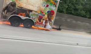 Mobile Food Cart Is Fire