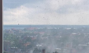 Strong Windy Weather In Buffalo, New York