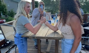 Woman Breaks Her Arm During Arm Wrestling Match