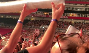Zach Bryan Fans Create Gigantic Cup Snake