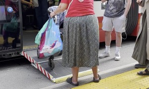 Woman Delays Streetcar by Refusing to Move