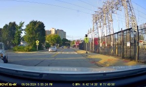 Dashcam Captures Double Collision