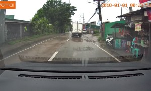 Man Hit By Truck While Crossing Road