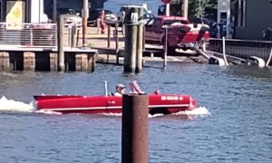 Cruising in a Car Boat