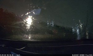 Empty Nissan Totaled By Train