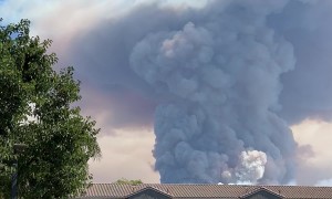 Huge Plume of Smoke From California Wildfire