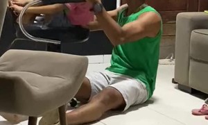 Footrest Turned Into Target